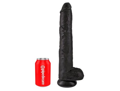 King Cock 14" Cock w Balls Dar - 2