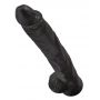 King Cock 14" Cock w Balls Dar - 2