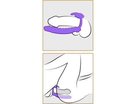 FCR Silicone Double Penetrator - 6