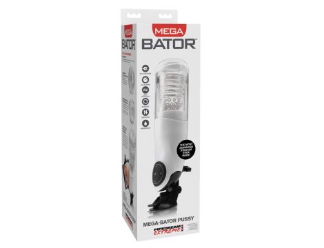 PET Mega-Bator Pussy White/Cle - 7