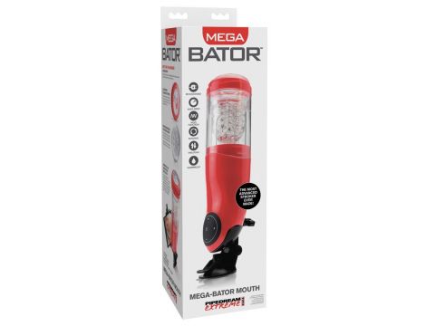 PET Mega-Bator Mouth Red/Clear - 9