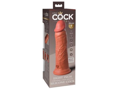 KCE 8 DD Vibrating Cock Tan - 5