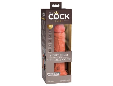 KCE 8 DD Vibrating Cock Tan - 7