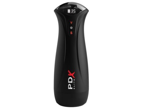 Masturbator z wibracją i ssaniem PDX Elite USB 24,5 cm - 2