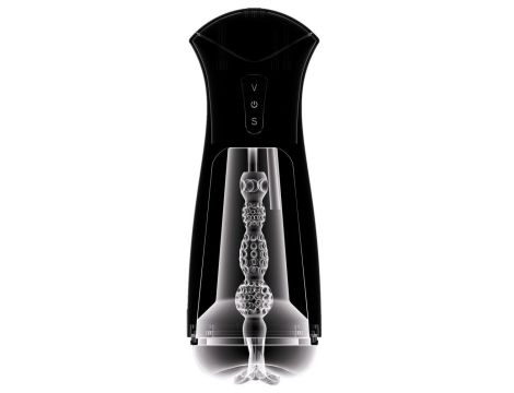 Masturbator z wibracją i ssaniem PDX Elite USB 24,5 cm