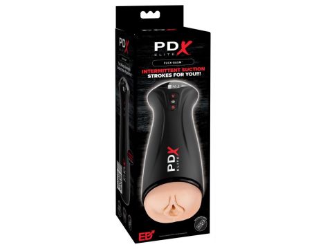 Masturbator z wibracją i ssaniem PDX Elite USB 24,5 cm - 6