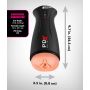 Masturbator z wibracją i ssaniem PDX Elite USB 24,5 cm - 6