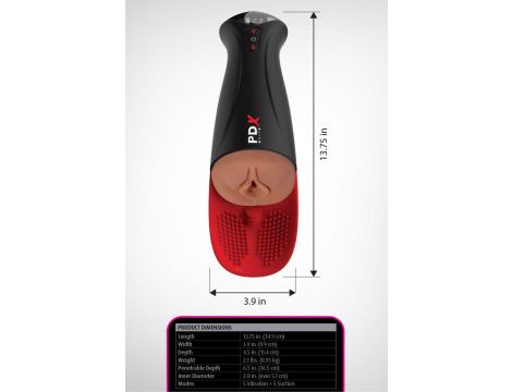 PDXE Fuck-O-Matic Pro XL Brown - 2