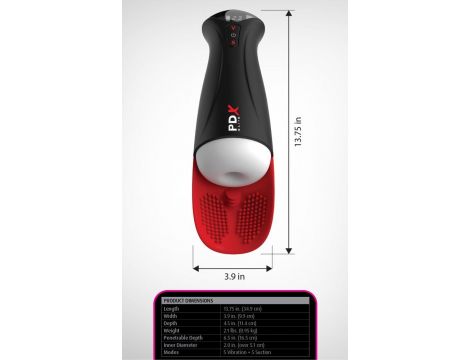 PDXE Fap-O-Matic Pro XL White - 3
