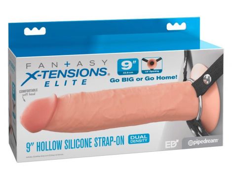 FXTE 9" Hollow Strap-On Dual - 4