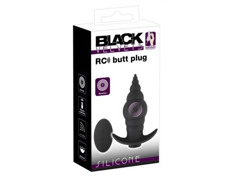 Black Velvets RC Butt Plug - 8