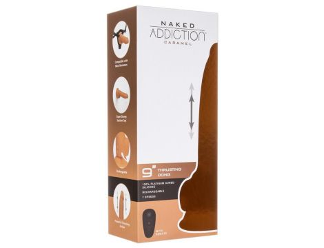 9" Thrusting Dong RC Caramel - 7