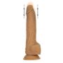 9" Thrusting Dong RC Caramel - 2