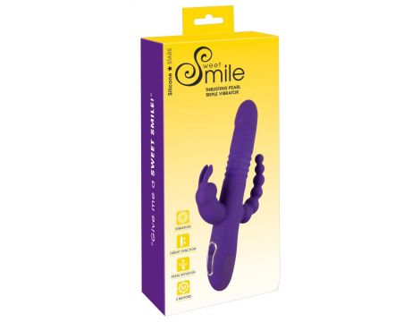Wibrator króliczek Sweet Smile Triple Thrusting USB - 8