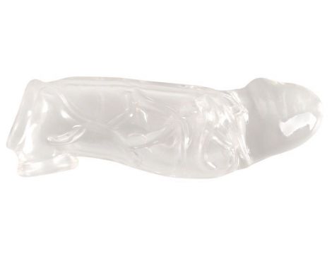 Przedłużka na penisa Crystal Clear TPE 19,2 cm - 3