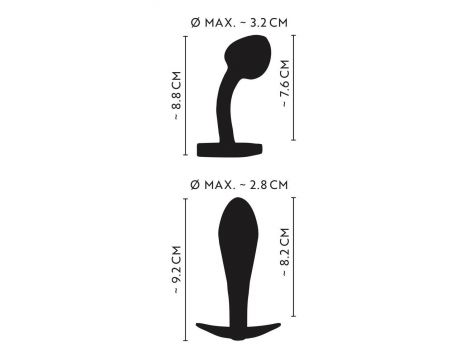 Anos Metal Butt Plug Set Rainb - 7