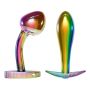 Anos Metal Butt Plug Set Rainb - 2