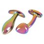 Anos Metal Butt Plug Set Rainb - 3