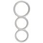 Metallic Silicone Triple Ring - 2
