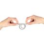 Metallic Silicone Triple Ring - 6
