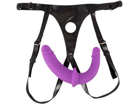 Strap on podwójny Sweet Smile silikonowy 32 cm - 3