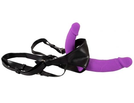 Strap on podwójny Sweet Smile silikonowy 32 cm - 2