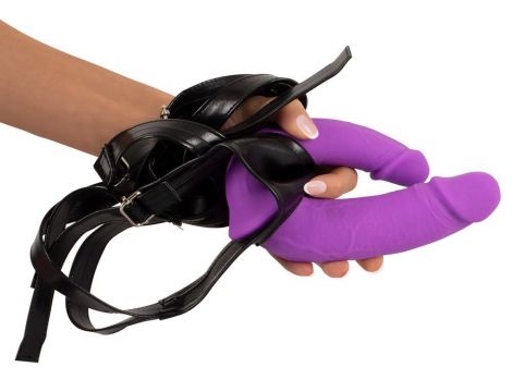 Strap on podwójny Sweet Smile silikonowy 32 cm - 5
