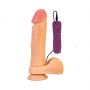 Realistyczne wibrujące dildo z przyssawką Alive Bruno Motor cieliste 22 cm - 3
