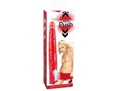 Red Push Vibrator - 8