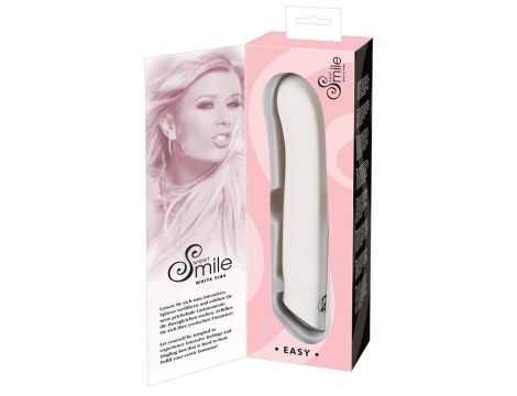 Smile Easy White Vibrator - 2