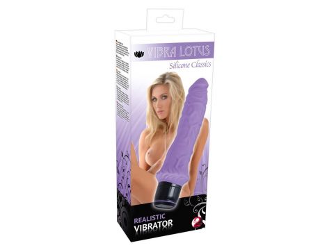 Wibrator silikonowy You2Toys fioletowy 25 cm - 6