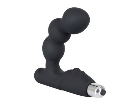 Masażer prostaty Rebel z wibracją czarny 14 cm