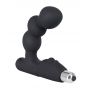 Masażer prostaty Rebel z wibracją czarny 14 cm - 2