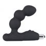 Masażer prostaty Rebel z wibracją czarny 14 cm - 5