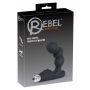 Masażer prostaty Rebel z wibracją czarny 14 cm - 6
