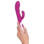 Wibrator króliczek Javida Heating Vibe fioletowy USB 22 cm - 9