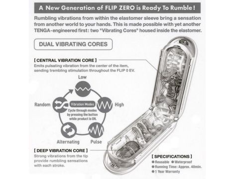 Tenga Flip Zero Electronic Vib - 8