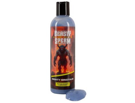 Lubrykant Beasty Cocks Sperm Mighty Minotaur szaro niebieski 250 ml - 4