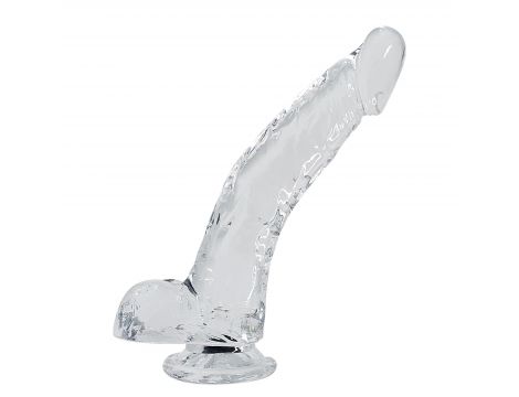 Dildo żelowe Stallion Alive przezroczysty 22 cm - 2