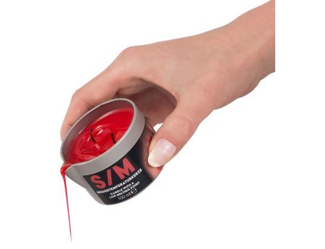 S/M Candle in a Tin red 100 g - 3