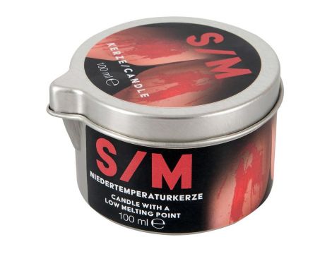 S/M Candle in a Tin red 100 g - 5