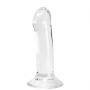Dildo żelowe Valiant Alive przezroczysty 16 cm - 2
