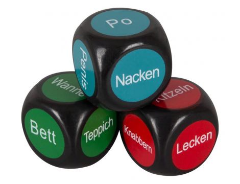 3 pleasure dice German, - 2