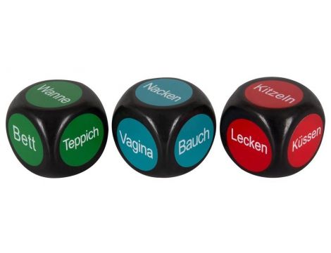 3 pleasure dice German,