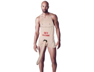 Apron with a plush penis