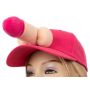 Czapka z daszkiem z pluszowym penisem Orion różowa - 2