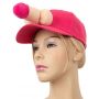Czapka z daszkiem z pluszowym penisem Orion różowa - 3