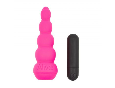 Plug wibrujący Alive Lance Pro silikonowy wodoodporny - 4