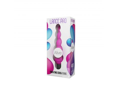 Plug wibrujący Alive Lance Pro silikonowy wodoodporny - 3