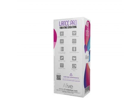 Plug wibrujący Alive Lance Pro silikonowy wodoodporny - 5